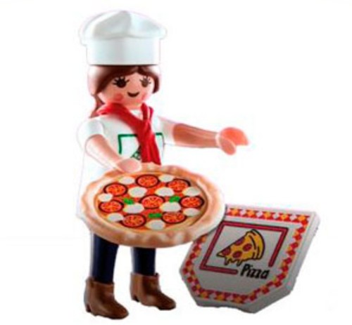Playmobil figurine pizzera - playmobil,